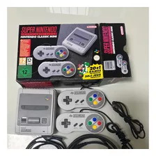 Super Snes Nintendo Classic Mini Europeu + Cabo Extensor