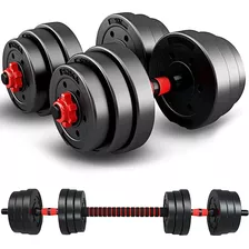 Set Mancuernas Ajustables Y Unibles 2 X 10 Kg - Score Fit - Total 20 K