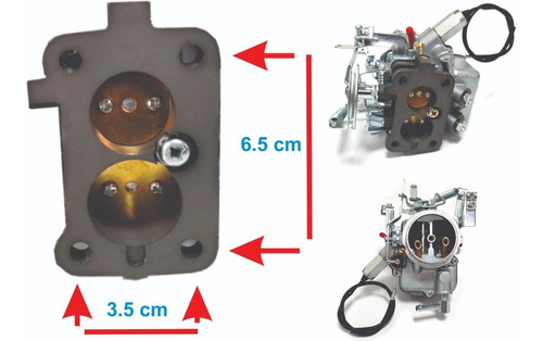 Carburador 2 Gargant Base Chica Y Filtro Datsun 310 1.6 Foto 3