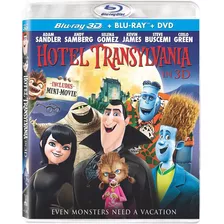 Blu-ray Hotel Transylvania 3d + 2d + Dvd