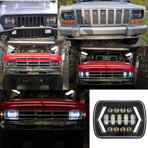 Faros Led 5x7 6x7 Jeeptoyota Blanco mbar Flecha 4x4 Yj Xj Foto 6