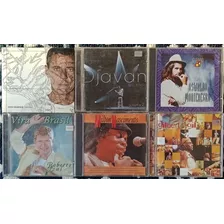 Lote De 06 Cds De Mpb Chico Buarque, Gilberto Gil, Djavan 