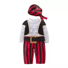 Stylesilove Infant Baby Boy Cap'n Stinker Pirate Disfraz De 