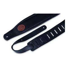 Levy S Leathers Mss2 Correa De Piel Para Guitarra, Negro, 3