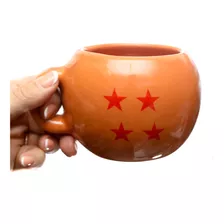 Taza 3d Esfera 4 Estrellas Dragon Ball Z Goku Cerámica 500ml