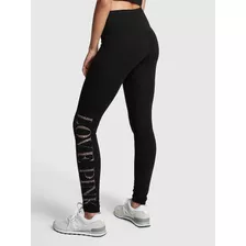 Calça Victorias Secret Legging Pure Black Leopard