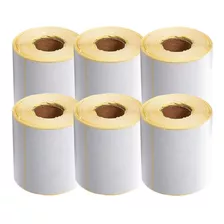 6 Rollos De Etiquetas Térmicas Autoadhesivas De 10x15 