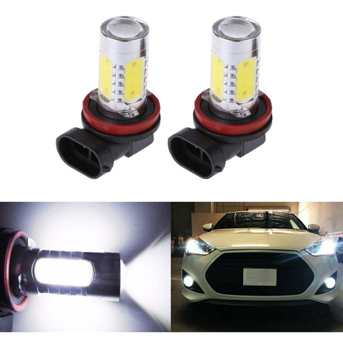 Kit De Faros Antiniebla Led For Nissan Sentra 2013-2019 H11 Foto 8