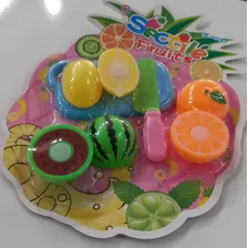 Frutas De Brinquedo Com Colante Para Cortar - Futuro