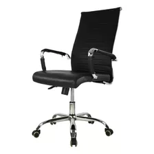 Silla Ejecutiva Mundo In A05 Premium Para Oficina Estudio Color Negro