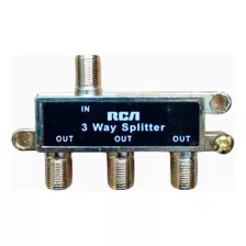 Splitter Coaxial 1x3 - Rca Para Tv Y Cable