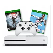 Xbox One S Branco 1tb + Jogos + Nota Fiscal + Garantia Promoção! 