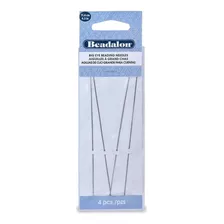 Beadalon Agujas De Ojo Grande, 4.5 Pulgadas, 4 Piezas