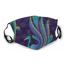 Mascarillas - Fashion Comfortable Windproof Mask,peacock