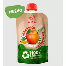 Ama Manzana Plátano Mango Orgánico Envase Reciclable 90g