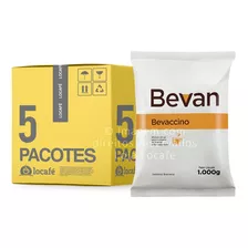 Cappuccino Solúvel Bevaccino Bevan - Caixa Com 5 X 1kg
