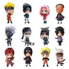 Boneco Naruto Zabuza Haku Gaara Tobi Obito Killer Kit Com 12