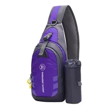 Hombres Mujeres Sling Mochila Cofre Crossbody Bolsa Hombro