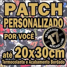 1 Patch 20x30cm Termocolante Personalizado Por Você