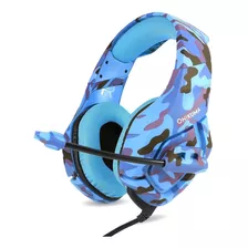 Audífonos Gamer Onikuma K1-b Navy Blue