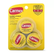 Carmex - Set X 3 - Bálsamo Labial En Lata - 15 Spf