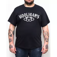 Camiseta Hooligans Soco - Plus Size - Tamanho Grande Xg