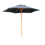 Primera imagen para búsqueda de parasol madera jardin