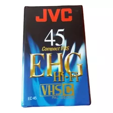 Jvc 45 Compact Vhs Ehg Ec-45 Hi-fi Vhs Fita Filmadora