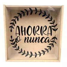 Alcancia Personalizada 20x20x5cm Mdf