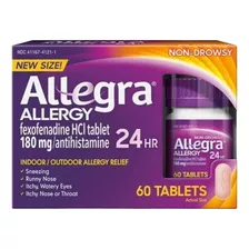 Allegra Allergy 180mg 24hrs Ns - Unidad a $2983