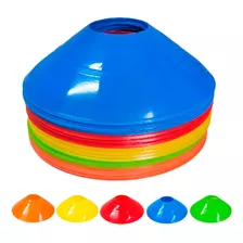 50x Chapéu Chines Cone 19cm Mini Treino Esporte Funcional 