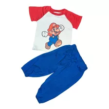 Conjunto Bebé Mario Bros