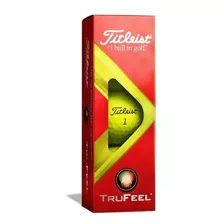 Pelotas De Golf Titleist Trufeel Amarillas X3