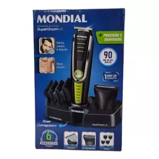 Barbeador Elétrico Bg-04 Mondial Barba Cabelo Bigode Bivolt