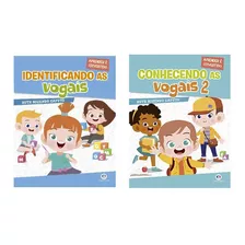 Kit 2 Livros Identificando As Vogais + Conhecendo As Vogais 