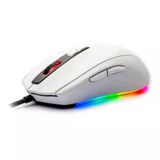 Mouse Gamer Motospeed V60 Branco 10000dpi Rgb 7 Botoes Cor Branco