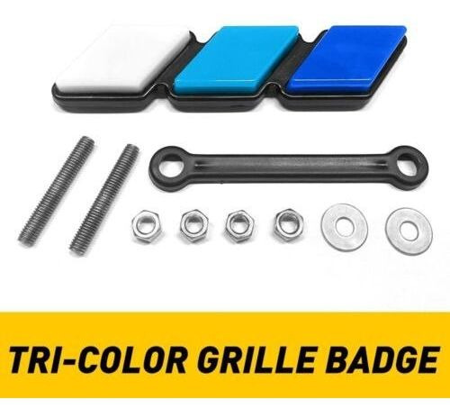 Tri-color Grille Badge Emblem For Toyota Pickups Trucks W Mb Foto 2