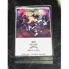 Kiss Cassette Alive Made In Usa Casablanca 1ra Edición Exc