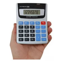 Calculadora Xhaday 8d Calculadora 8 Digitos Cor Prata