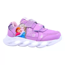 Zapatilla Con Luces Frozen Peppa Paw O Cars Disney Footy