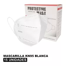 Mascarilla Kn95 Blancas - 15 Unid - Formato Individual