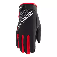 Luva Motocross Trilha Enduro Moto Bike Off Road Rider Mx Cor Vermelho Tamanho G