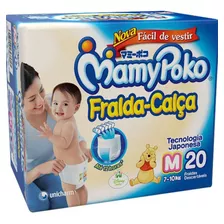 Fralda Mamypoko Calça Regular M Com 20 Tiras