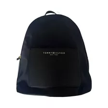 Mochila Tommy Hiilfiger Original Con Etiquetas Color Negro