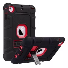 Funda Protectora Con Soporte Ulak Para iPad Mini 1,2,3 Rojon