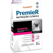 Ração Premier Nutrição Clínica Diabetes Cães Ad 2kg