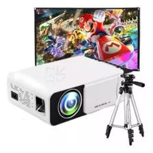 Projetor Yt 400 Hd Mini Portátil 4k 3000 Lumens 1080p+tripé