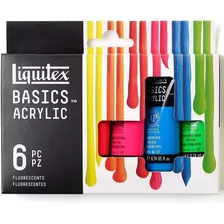 Tinta Acrílica Profesional Liquitex 6 De 22ml Fluorescentes