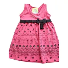 Vestido Infantil Fakini Personagem Tam. 1 Ano Menina Modinha