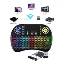 Mini Teclado Controle Sem Fio Para Smart Tv Tv Box Pc